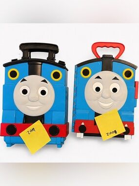 Thomas & Friends Train Storage Case Lot 2008 2009 Blue Carry Case Organizer